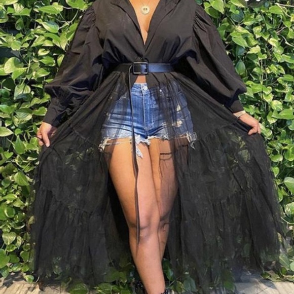 Long tulle top - Picture 1 of 1